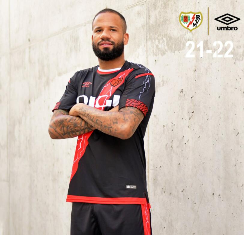 2021/22 Rayo Vallecano Away Kit Soccer Jersey